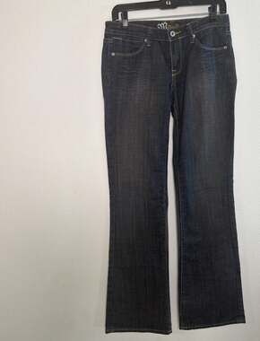 MISS ME Jeans Womens 27 Dark Wash Low Rise Bootcut Crown Pockets JP4634 Mason